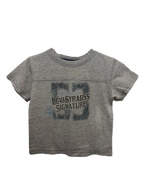 Levi Strauss Signature Grey Kids Graphic Short Sleeve Tee